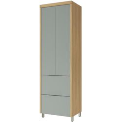 PANELEIRO MARQUESA COM 2 PORTAS E 2 GAVETAS NATURE... - FLUZÃO CONSTRUÇÃO