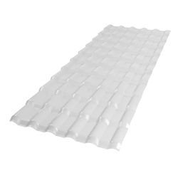TELHA 242X88 PLAN PVC BRANCA FORTLEV - FLUZÃO CONSTRUÇÃO