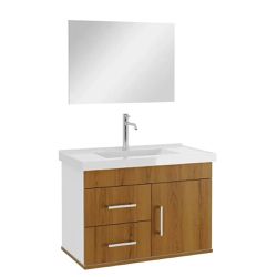 KIT BANHEIRO FULL COM BANCADA E ESPELHO BRANCO/FRE... - FLUZÃO CONSTRUÇÃO