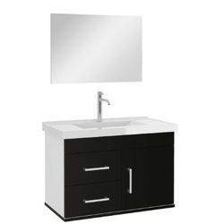 KIT BANHEIRO FULL COM BANCADA E ESPELHO 63CM BRANC... - FLUZÃO CONSTRUÇÃO