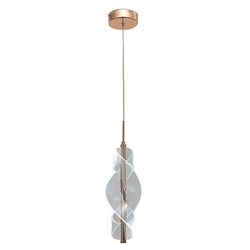 PENDENTE LED 7W 3X1 13CM DOURADO NITROLUX. - FLUZÃO CONSTRUÇÃO