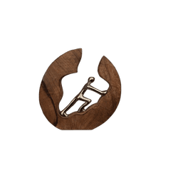 ESCULTURA MOON CLIMBER MADEIRA/ALUMÍNIO - FLUZÃO CONSTRUÇÃO