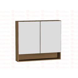 ESPELHEIRA MADEIRA 800 2 PORTAS COM NICHO COZIMAX - FLUZÃO CONSTRUÇÃO