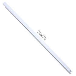 CANALETA PARA FIOS BRANCA POLIESTIRENO 20X20X2000M - FLUZÃO CONSTRUÇÃO