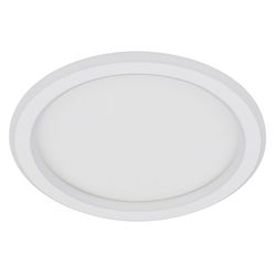 PLAFON LED SLIM REDONDO BRANCO 30CM - 3000K/4000K/... - FLUZÃO CONSTRUÇÃO