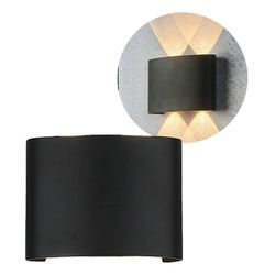 LUMINÁRIA LED ARANDELA 4 DOTS PRETA 4W 3K KIAN - FLUZÃO CONSTRUÇÃO