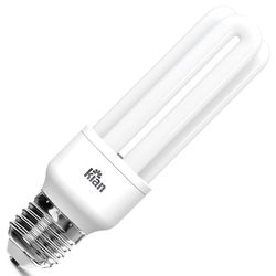 LÂMPADA ELETRONICA RETA BAIXO FATOR 3U T3 25W E27 - FLUZÃO CONSTRUÇÃO