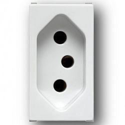 Modulo Tomada 2p+t 250v Ilus Soprano - FLUZÃO CONSTRUÇÃO