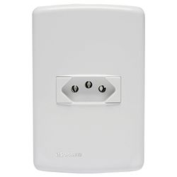 Tomada Simples Horizontal 2p+t 250v 4x2 Duale Up S... - FLUZÃO CONSTRUÇÃO