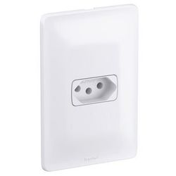 Tomada Simples 2p+t 250v 4x2 Zeffia - FLUZÃO CONSTRUÇÃO