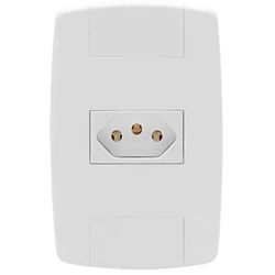 TOMADA HORIZONTAL 2P+T 250V 4X2 LEV ILUMI - FLUZÃO CONSTRUÇÃO