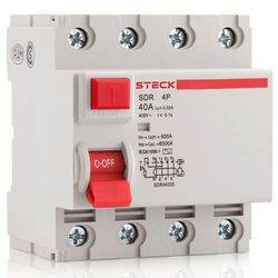 Interruptor Diferencial Residual 4 Polos 30ma Stec - FLUZÃO CONSTRUÇÃO