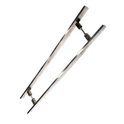 PUXADOR DE PORTA PLANO ALUMINIO POLIDO - FLUZÃO CONSTRUÇÃO