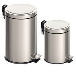 Lixeira Brasil Aco Inox Com Pedal - FLUZÃO CONSTRUÇÃO