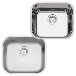 Cuba Retangular Aco Inox 40x34 Com Valvula - FLUZÃO CONSTRUÇÃO