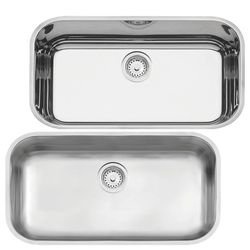 Cuba Retangular Aco Inox 56x34 Com Valvula - FLUZÃO CONSTRUÇÃO