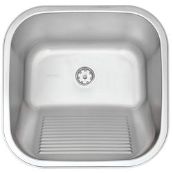 Tanque De Encaixe AÇo Inox Acetinado Com Valvula - FLUZÃO CONSTRUÇÃO