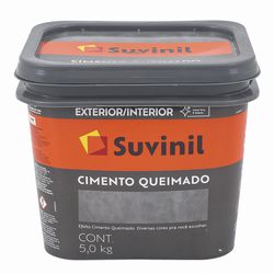 Cimento Queimado 5kg Suvinil - FLUZÃO CONSTRUÇÃO