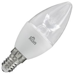 LAMPADA LED VELA CLARA 4W BIVOLT KIAN - FLUZÃO CONSTRUÇÃO