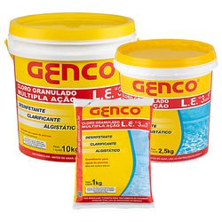 Cloro Granulado Multipla AÇÃo 3 Em 1 Genco - FLUZÃO CONSTRUÇÃO