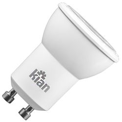 LAMPADA LED MR11 3.5W GU10 BIVOLT KIAN - FLUZÃO CONSTRUÇÃO