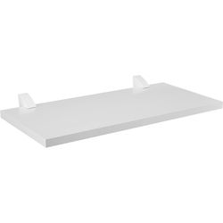 PRATELEIRA EM MDP COM SUPORTE CLIP 20CM BRANCA - FLUZÃO CONSTRUÇÃO