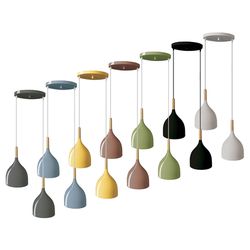 Pendente Aquarela Gota 2 Luzes 170x250mm - FLUZÃO CONSTRUÇÃO