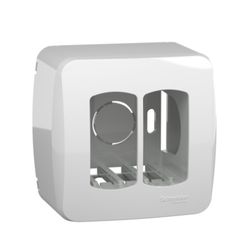 CAIXA DE SOBREPOR PARA 2 MÓDULOS SCHNEIDER ELECTRI... - FLUZÃO CONSTRUÇÃO