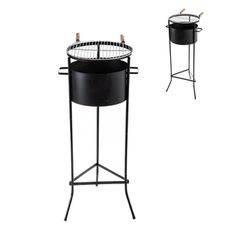 CHURRASQUEIRA DE FERRO PIKINIKI REDONDA 100X40X40C - FLUZÃO CONSTRUÇÃO