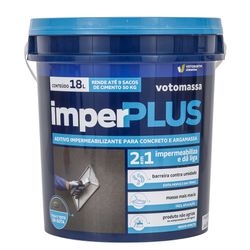  ADITIVO IMPERMEABILIZANTE IMPERPLUS 18L VOTORAN - FLUZÃO CONSTRUÇÃO