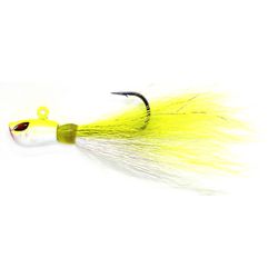 Isca Yara Killer Jig 2/0 10g Cor Branco e Amarelo - Focanapesca