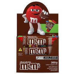 M&M'S TUBO CHOCOLATE AO LEITE 360 G ( DP 12X30 G ) - PADRÃO FONZAR