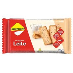 BISCOITO LEITE LOWÇUCAR ZERO AÇUCAR 115 G - PADRÃO FONZAR