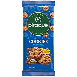 COOKIE PIRAQUE CHOCOLATE 480 G ( DP 12X40 G ) - PADRÃO FONZAR