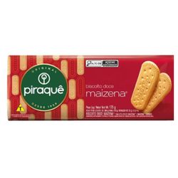 BISCOITO PIRAQUÊ MAIZENA 175 G - PADRÃO FONZAR