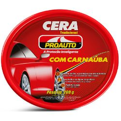 CERA PASTA PROAUTO TRADICIONAL 200G - PADRÃO FONZAR