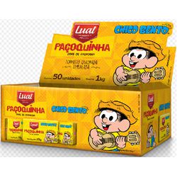 PAÇOCA QUADRADA LUAL 1 KG (DP 50X20 G) - PADRÃO FONZAR