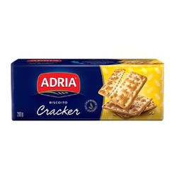 BISCOITO ADRIA CRACKER ORIGINAL 200 G - PADRÃO FONZAR