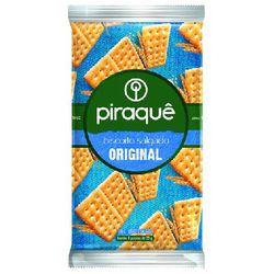 BISCOITO SALGADO PIRAQUÊ ORIGINAL 138 G (6X23G) - PADRÃO FONZAR