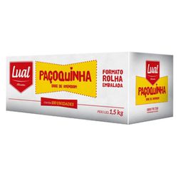PAÇOCA ROLHA LUAL EMBALADA 1.5 KG (CX 100X15G) - PADRÃO FONZAR