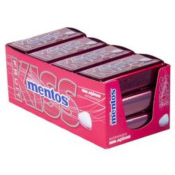 MENTOS KISS MORANGO LATA 420 G (DP 12 X 35 G) - PADRÃO FONZAR