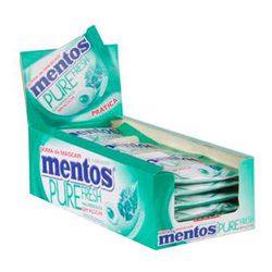 MENTOS PURE FRESH WINTERGREEN 90 G SACHÊ (15 X 6 G... - PADRÃO FONZAR