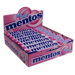 MENTOS STICK TUTTI FRUTTI 14 BALAS 600G (DP 16 X 3... - PADRÃO FONZAR