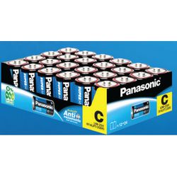 PILHA PANASONIC COMUM MÉDIA C COM 12 SHRINKS DE 2... - PADRÃO FONZAR