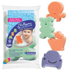 ESPONJA DE BANHO SPLUM BABY FRAGRANCE PACOTE COM 0... - PADRÃO FONZAR