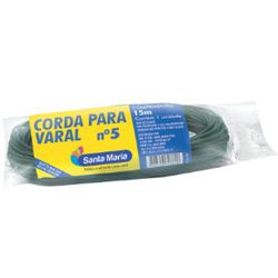 CORDA PLÁSTICA PARA VARAL NR. 5 - 15 MTS - PADRÃO FONZAR