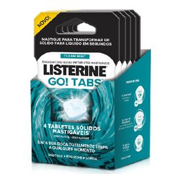 LISTERINE GO! TABS ( DP 6 CART C/ 4 UNID ) - PADRÃO FONZAR