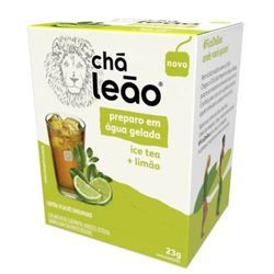 CHÁ GELADO LEÃO ICE TEA COM LIMÃO ENVELOPADO 23 G ... - PADRÃO FONZAR