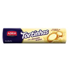 TORTINHAS ADRIA CHOCOLATE BRANCO 140 G - PADRÃO FONZAR