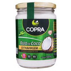 OLEO DE COCO EXTRA VIRGEM VIDRO COPRA 500 ML - PADRÃO FONZAR